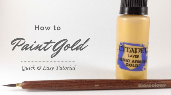 Painting Gold Tutorial