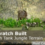 Scratch Built 28mm Jungle Terrain for 28mm Wargaming