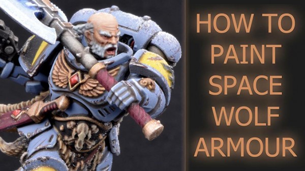 Painting Space Wolves Armor