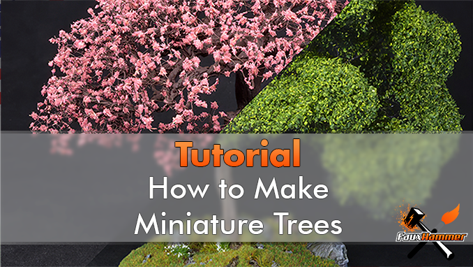 Realistic Miniature Trees