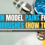 How to thin paints for an airbrush for miniatures
